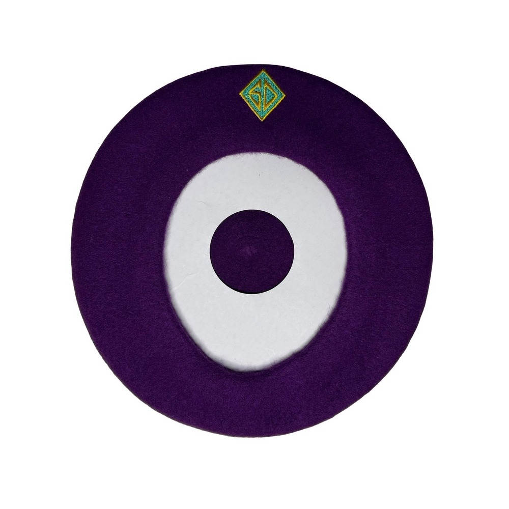Daphne Blake beret - 2020 Scooby Doo SCOOB movie promo purple Halloween hat